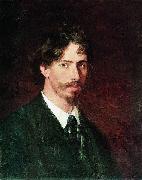 Ilya Yefimovich Repin Self-portrait. painting